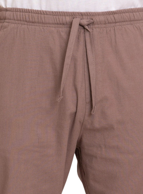 Coffee linen Pant - Khotwh